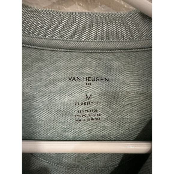 Lands End Men’s Medium Light Green Polo Shirt - Picture 3 of 4